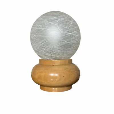 Lampe boule années 70