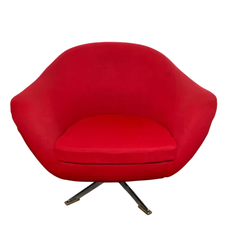 fauteuil coque rouge