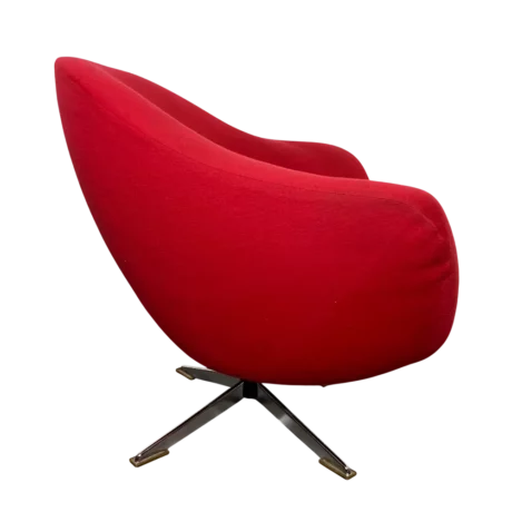 Fauteuil coque rouge