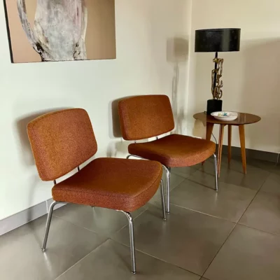 Fauteuils chauffeuse vintage