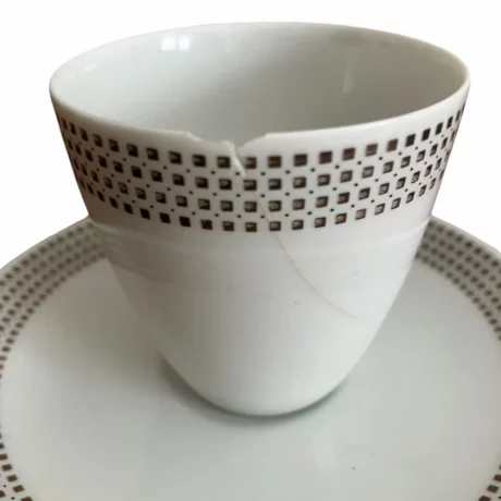 service café blanc
