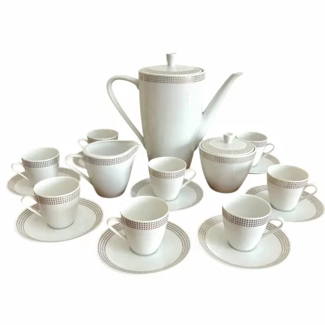 service café blanc