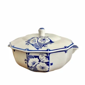 soupière bleue
