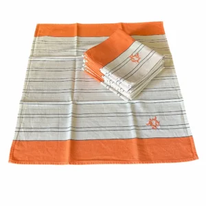serviette orange
